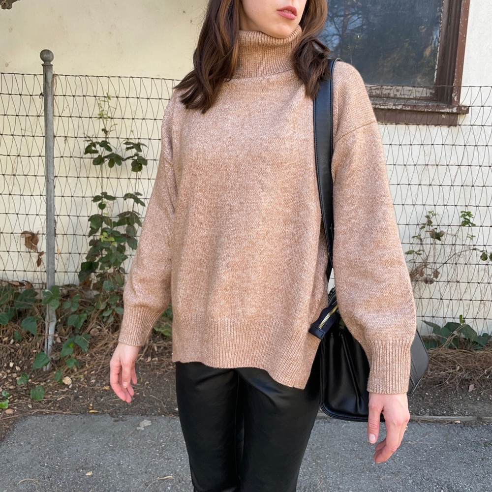 SOLD H&M wool blend camel jumper - Picture 4 of 10